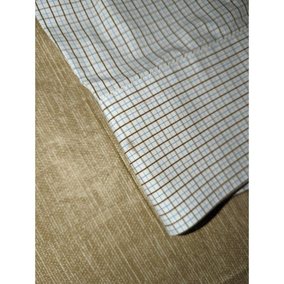 Abercrombie Fitch Shirt Mens XXL White Plaid Muscle Fit Button Up Casual - Picture 7 of 7